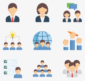 Collaboration Clipart Business Person - Management Flaticon, HD Png Download, Free Download
