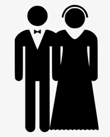 Bride Couple Groom Marriage - Illustration, HD Png Download, Free Download