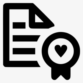 Marriage License - Marriage License Icon Png, Transparent Png, Free Download