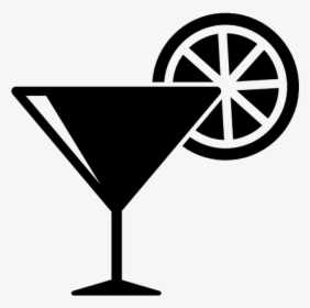 Transparent Lemon Slice Png - Cocktail Glass Vector Png, Png Download, Free Download