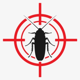 Roach Target - Cockroach Black And White, HD Png Download, Free Download