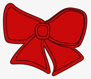 Christmas Bow Cartoon Clipart Clip Art Red Bows Transparent - Hair Bows Png Clip Art, Png Download, Free Download