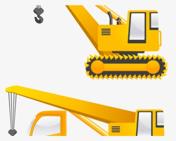 Transparent Crane Clipart Images - Construction Crane Crane Vector Png, Png Download, Free Download