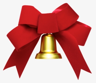 Ribbon Bow Bell - Ribbon Bell Transparent, HD Png Download, Free Download