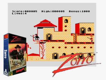 Zorro - Zorro Atari, HD Png Download, Free Download