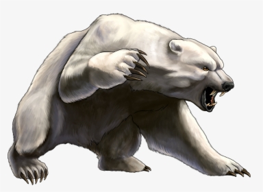 Angry White Bear Png Clipart - Fancy Bear, Transparent Png, Free Download