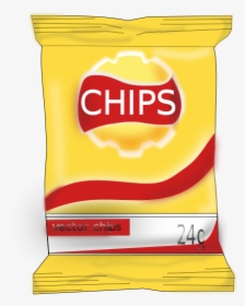 Bag - Of - Potato - Chips - Clipart - Potato Chips Clip Art, HD Png Download, Free Download