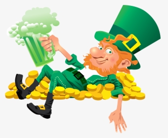Leprechaun With Beer Png Clipart - Transparent Leprechaun Clipart, Png Download, Free Download