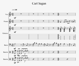Transparent Carl Sagan Png - Sheet Music, Png Download, Free Download