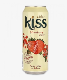 Kiss Wild Strawberry 500ml Can - Kiss Canned Drink, HD Png Download, Free Download