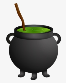 Witch Clipart Cauldron - Witch Cauldron Clipart, HD Png Download, Free Download