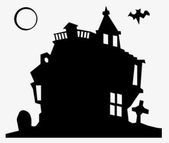 Haunted House Silhouette PNG Images, Free Transparent Haunted House ...
