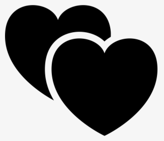 Heart Symbol Computer Icons Couple - Black Love Symbol Png, Transparent Png, Free Download