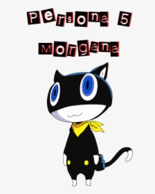Transparent 5 Small - Persona 5 Morgana Render, HD Png Download, Free Download