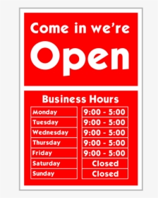 Free Vector Come In We"re Open - Come In We Re Open, HD Png Download, Free Download