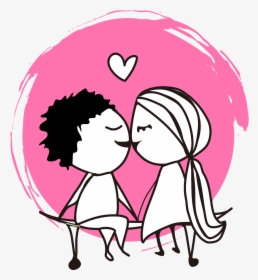 Couple Kissing Png - Love Couple Vector Png, Transparent Png, Free Download