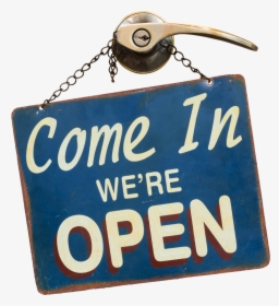 Open For Business Sign - Sign, HD Png Download, Free Download