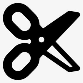 Scissors Open Tool - กรรไกร สี ดำ การ์ตูน, HD Png Download, Free Download