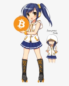 Bitcoin Chan, HD Png Download, Free Download