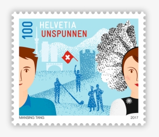 Switzerland Postage Stamp Png, Transparent Png, Free Download