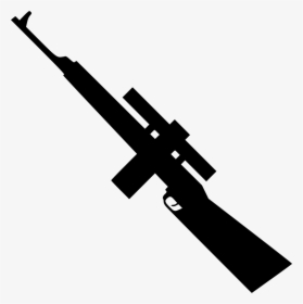 Sniper Rifle - Rifle Icon Png, Transparent Png, Free Download