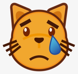 Transparent Emoji Triste Png - Cat Open Mouth Clipart, Png Download, Free Download