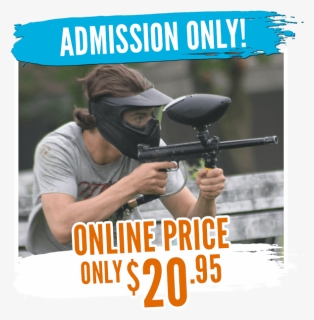 Open Play Admission Only - Paintball, HD Png Download, Free Download