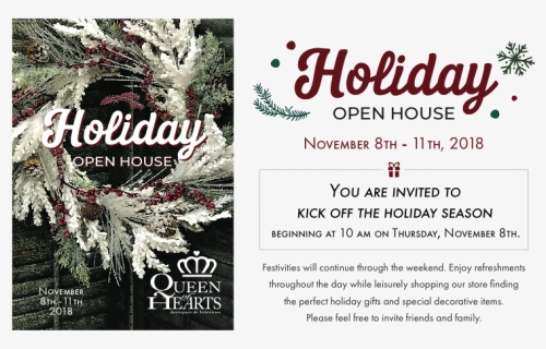 Queen Of Hearts Holiday Open House - Conselleria De Medio Ambiente, HD Png Download, Free Download