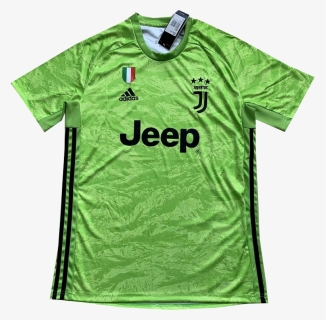 19-20 Juventus Green Goalkeeper Home Soccer Jersey - Adidas Juventus Goalkeeper Jersey 19 20, HD Png Download, Free Download