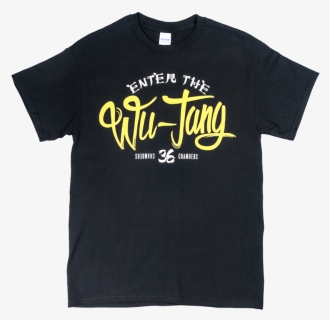Script Wu Tang Logo T Shirt - T-shirt, HD Png Download, Free Download