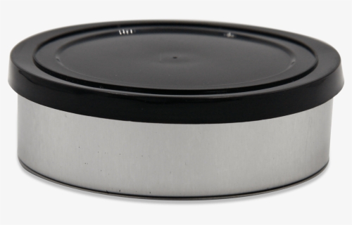 Black Lid Bottom Self-sealing Tin Can - Circle, HD Png Download, Free Download