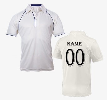 White Cricket Jersey - Sport Cricket T Shirt Pattern, HD Png Download, Free Download