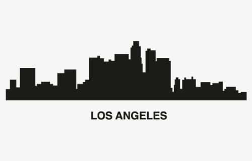 Los Angeles Skyline Silhouette, HD Png Download, Free Download