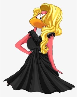 Rich Female Penguin Thinner - Illustration, HD Png Download, Free Download