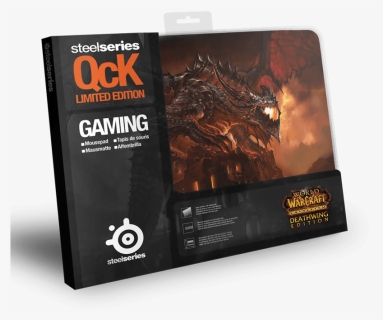 Steelseries Qck Deathwing Edition - Steelseries World Of Warcraft Cataclysm Mouse Pad, HD Png Download, Free Download
