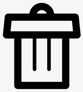 Trash Can - رمز سلة المهملات Png, Transparent Png, Free Download