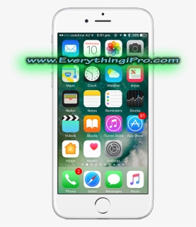 Iphone 5 Home Ios 10 , Png Download - Iphone 201 Se, Transparent Png, Free Download