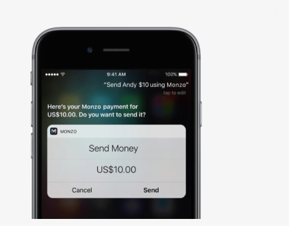 Making Payments Through Siri - Iphone, HD Png Download, Free Download