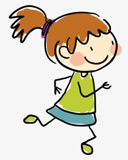 Children Drawing Png - Drawing Of Playing Children, Transparent Png, Free Download