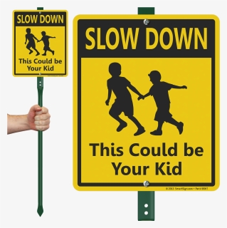 Slow Down Children Crossing, HD Png Download, Free Download