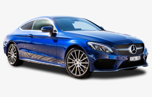 Mercedes Benz C Class Blue Car Png Image - Mercedes Benz Transparent Background, Png Download, Free Download