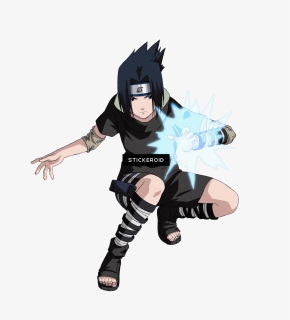 Uchiha Sasuke Anime - Sasuke Uchiha Black Outfit, HD Png Download, Free Download