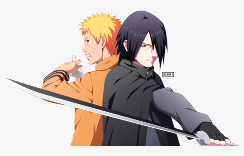 Render Naruto Uzumaki,sasuke Uchiha - Naruto E Sasuke Em Boruto, HD Png Download, Free Download