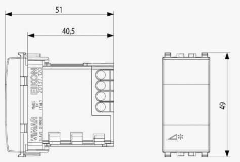 Space View - Schema Collegamento Vimar 14136, HD Png Download, Free Download