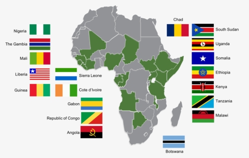 Africa Map , Png Download - Rwanda Rich Or Poor, Transparent Png, Free Download