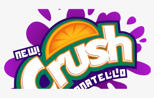 Crush Orange Soda, 16 Fl Oz Can , Png Download - Grape Crush Soda Logo, Transparent Png, Free Download