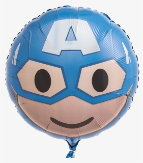 Emojis De Capitan America , Png Download - Piñata De Capitan America Con Globo, Transparent Png, Free Download