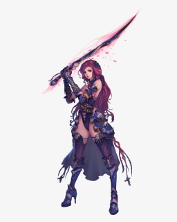 Anime Female Warrior Png - Woman Warrior, Transparent Png, Free Download
