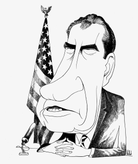 Richard Nixon Clip Arts - Senate Impeachment Trial Cartoons, HD Png Download, Free Download
