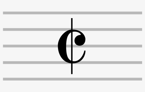 Transparent Dotted Half Note Png - Cut Time Music Symbol, Png Download, Free Download